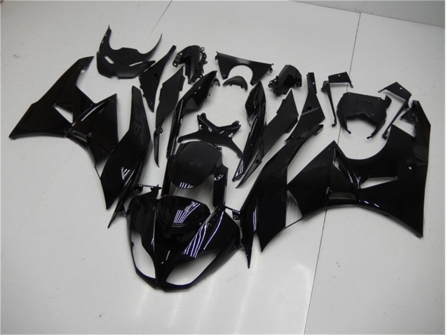2009-2012 Glossy Black Kawasaki ZX6R Motorbike Fairing UK 2009-2012 Glossy Black Kawasaki ZX6R Motorbike Fairing UK