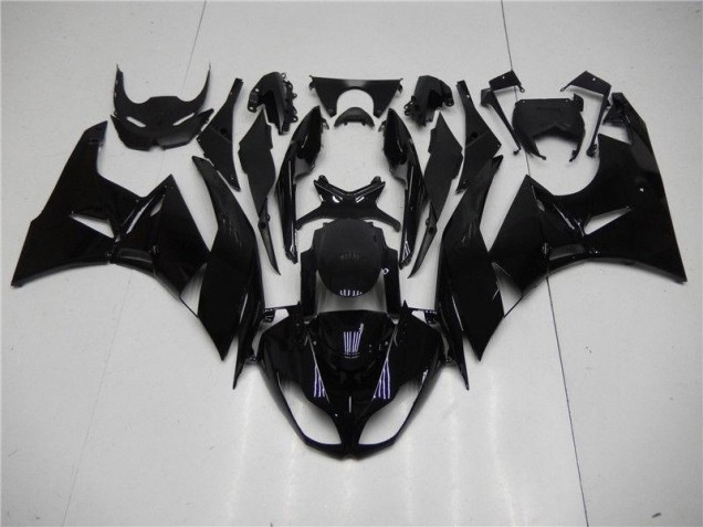2009-2012 Glossy Black Kawasaki ZX6R Motorbike Fairing UK 2009-2012 Glossy Black Kawasaki ZX6R Motorbike Fairing UK