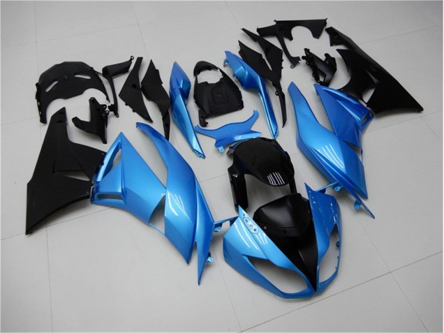 2009-2012 Blue Black Kawasaki ZX6R Motorcycle Fairing Kit UK 2009-2012 Blue Black Kawasaki ZX6R Motorcycle Fairing Kit UK