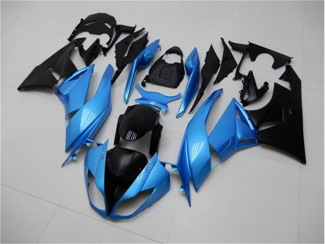 2009-2012 Blue Black Kawasaki ZX6R Motorcycle Fairing Kit UK 2009-2012 Blue Black Kawasaki ZX6R Motorcycle Fairing Kit UK