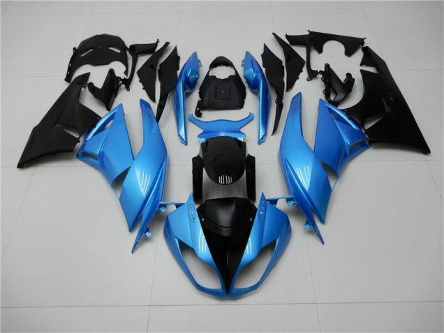 2009-2012 Blue Black Kawasaki ZX6R Motorcycle Fairing Kit UK 2009-2012 Blue Black Kawasaki ZX6R Motorcycle Fairing Kit UK