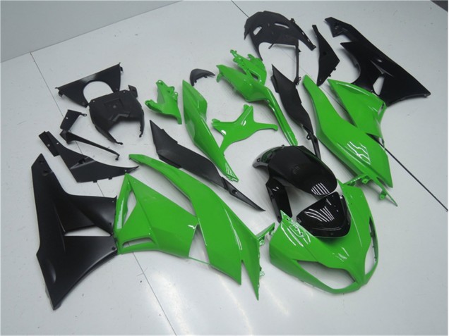 2009-2012 Green Black Kawasaki ZX6R Replacement Motorcycle Fairings UK 2009-2012 Green Black Kawasaki ZX6R Replacement Motorcycle Fairings UK