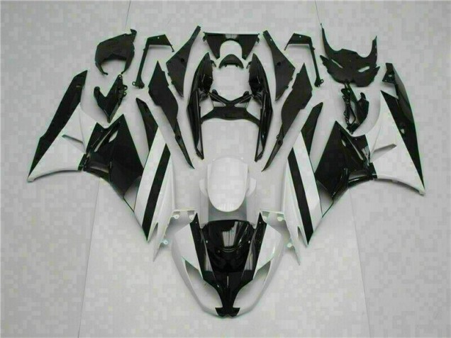 2009-2012 White Black Kawasaki ZX6R Motorcycle Replacement Fairings UK 2009-2012 White Black Kawasaki ZX6R Motorcycle Replacement Fairings UK