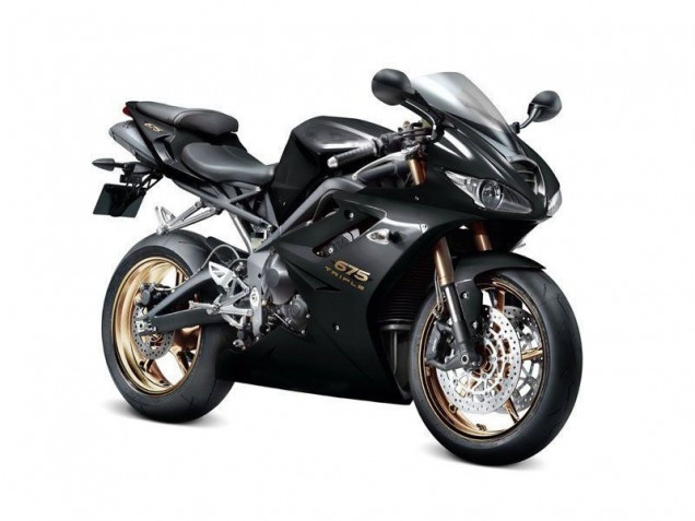 2009-2012 Black Triumph Daytona 675 Triple Motor Bike Fairings UK 2009-2012 Black Triumph Daytona 675 Triple Motor Bike Fairings UK