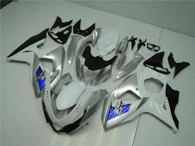 2009-2016 Silver White Suzuki GSXR1000 Motorcycle Bodywork UK 2009-2016 Silver White Suzuki GSXR1000 Motorcycle Bodywork UK