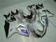 2009-2016 Silver White Suzuki GSXR1000 Motorcycle Bodywork UK 2009-2016 Silver White Suzuki GSXR1000 Motorcycle Bodywork UK