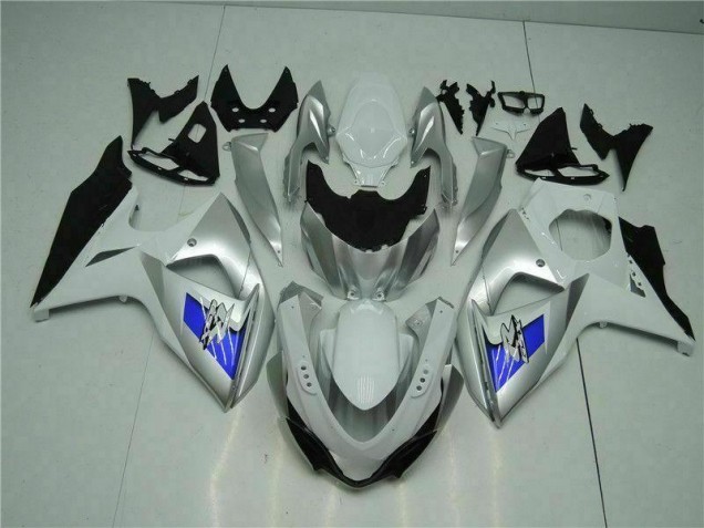 2009-2016 Silver White Suzuki GSXR1000 Motorcycle Bodywork UK 2009-2016 Silver White Suzuki GSXR1000 Motorcycle Bodywork UK