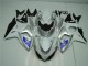 2009-2016 Silver White Suzuki GSXR1000 Motorcycle Bodywork UK 2009-2016 Silver White Suzuki GSXR1000 Motorcycle Bodywork UK