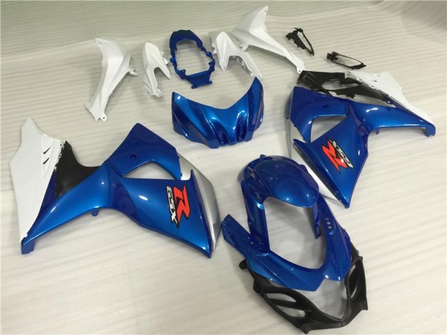 2009-2016 Blue White Suzuki GSXR1000 Motor Fairings UK 2009-2016 Blue White Suzuki GSXR1000 Motor Fairings UK