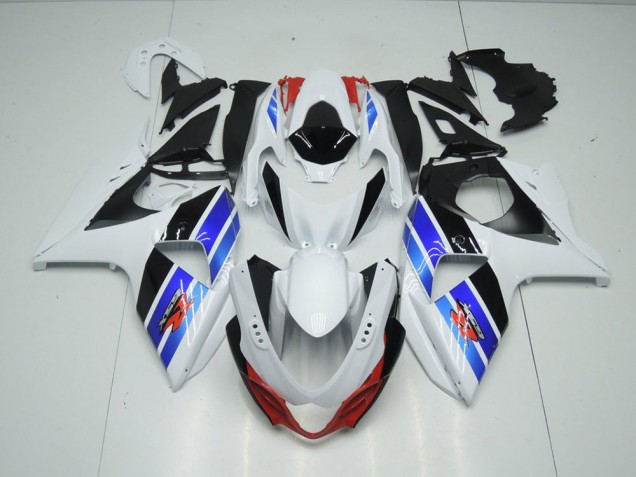 2009-2016 White Blue Black Suzuki GSXR 1000 K9 Bike Fairing UK 2009-2016 White Blue Black Suzuki GSXR 1000 K9 Bike Fairing UK