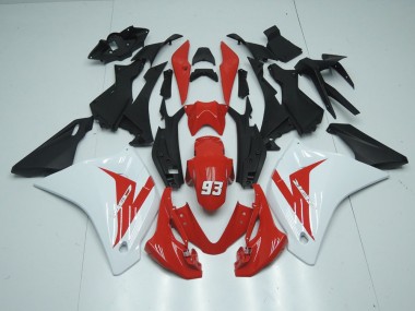 2011-2013 Red White 93 Honda CBR125R Motorcycle Fairing Kit UK
