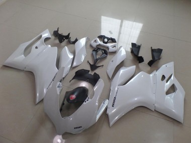 2011-2014 Pearl White Ducati 1199 Motorcycle Fairing Kit UK
