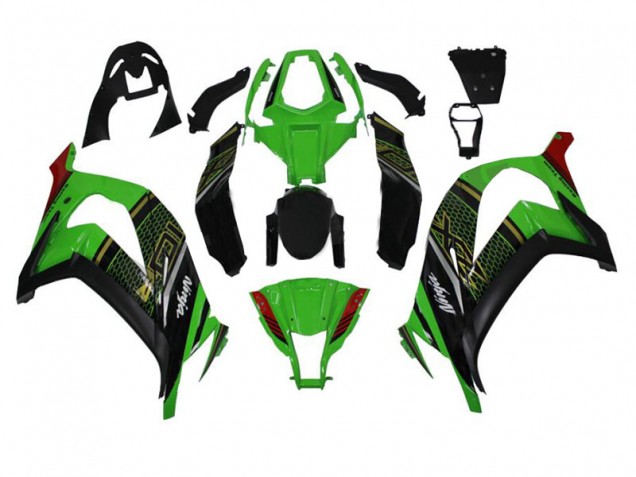2011-2015 Green Black Kawasaki ZX10R Bike Fairing UK 2011-2015 Green Black Kawasaki ZX10R Bike Fairing UK