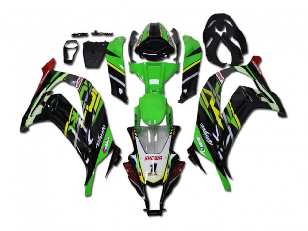 2011-2015 Green Black Kawasaki ZX10R Bike Fairings UK 2011-2015 Green Black Kawasaki ZX10R Bike Fairings UK