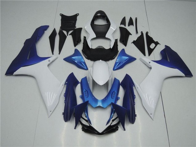 2011-2021 White Blue Suzuki GSXR 600/750 Replacement Fairings UK 2011-2021 White Blue Suzuki GSXR 600/750 Replacement Fairings UK