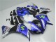 2012-2014 Blue White Black Yamaha YZF R1 Motorcycle Replacement Fairings UK 2012-2014 Blue White Black Yamaha YZF R1 Motorcycle Replacement Fairings UK
