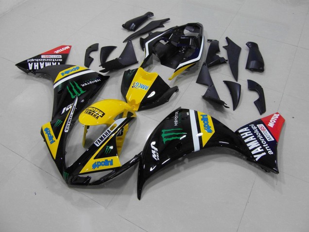 2012-2014 Yellow Black Monster Yamaha YZF R1 Motor Fairings UK 2012-2014 Yellow Black Monster Yamaha YZF R1 Motor Fairings UK