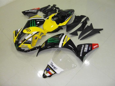 2012-2014 Yellow Monster Yamaha YZF R1 Motorcycle Fairings Kit UK