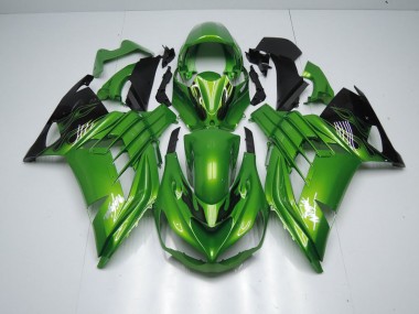 2012-2021 Green Flame Kawasaki ZX14R ZZR1400 Moto Fairings UK