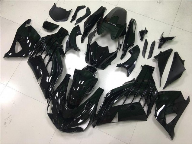 2012-2021 Glossy Black Kawasaki ZX14R ZZR1400 Moto Fairings UK