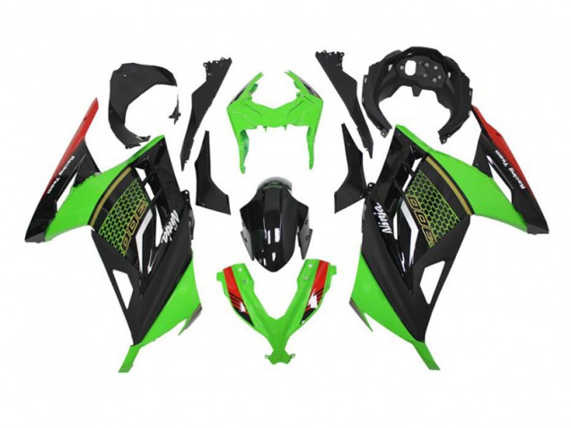 2013-2016 Green Black Kawasaki EX300 Motor Bike Fairings & Bodywork UK 2013-2016 Green Black Kawasaki EX300 Motor Bike Fairings & Bodywork UK