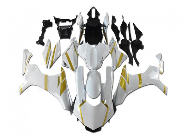 2015-2019 White Gold Yamaha YZF R1 Motorbike Fairing Kits UK 2015-2019 White Gold Yamaha YZF R1 Motorbike Fairing Kits UK