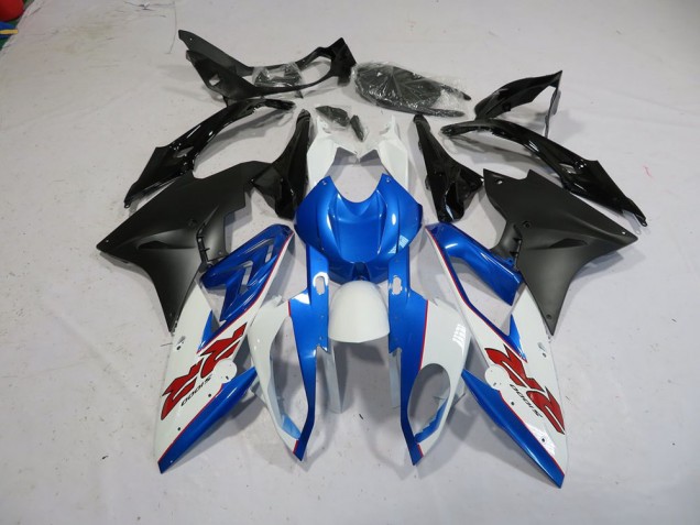 2015-2018 Blue White Black BMW S1000RR Motorbike Fairings UK