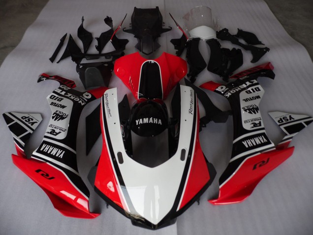 2015-2019 Red White Black Yamaha YZF R1 Motorcycle Replacement Fairings UK 2015-2019 Red White Black Yamaha YZF R1 Motorcycle Replacement Fairings UK