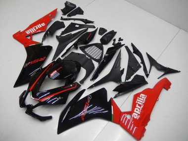 2009-2015 Black Red Aprilia RSV4 Motorcycle Replacement Fairings UK