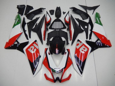 2009-2015 Black Red Aprilia RSV4 Motorcyle Fairings UK