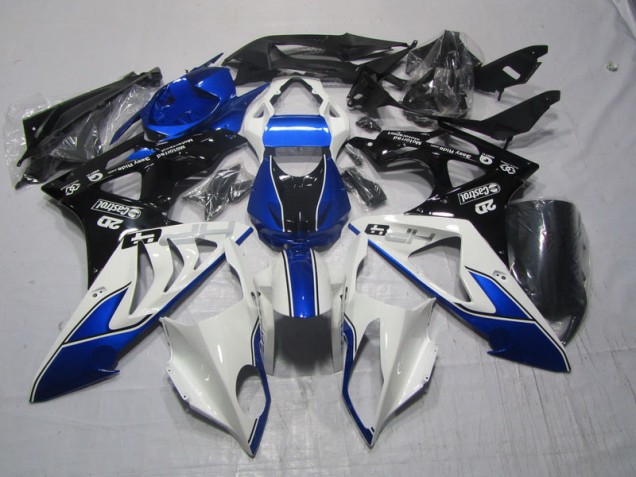 2009-2014 Blue White BMW S1000RR Bike Fairing UK