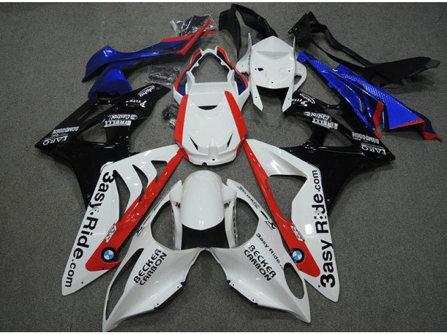 2009-2014 White Blue Red BMW S1000RR Bike Fairings UK