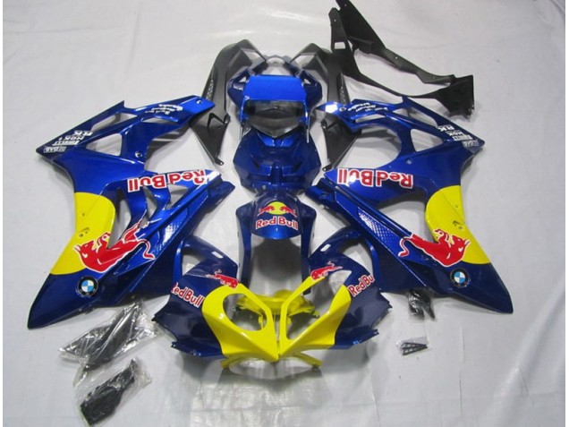 2009-2014 Yellow Blue RedBull BMW S1000RR Replacement Motorcycle Fairings UK 2009-2014 Yellow Blue RedBull BMW S1000RR Replacement Motorcycle Fairings UK