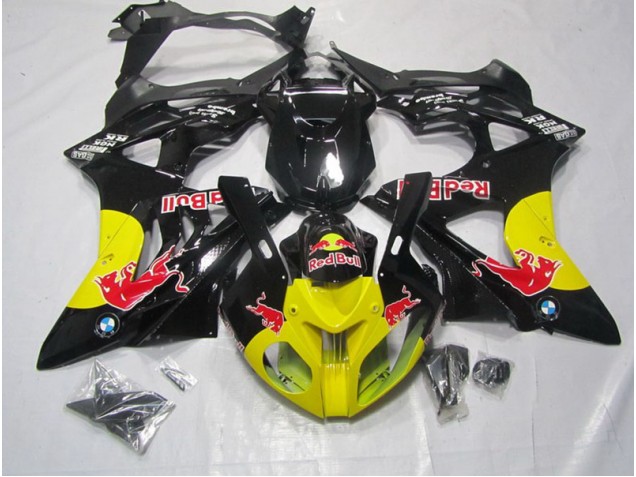 2009-2014 Yellow Black RedBull BMW S1000RR Motorbike Fairing Kits UK