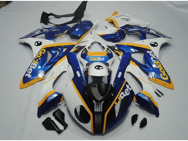 2009-2014 Black Blue White GoldBet BMW S1000RR Moto Fairings UK 2009-2014 Black Blue White GoldBet BMW S1000RR Moto Fairings UK