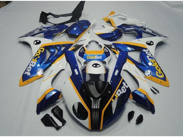 2009-2014 Black Blue White GoldBet BMW S1000RR Moto Fairings UK