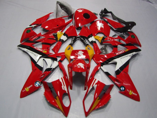 2009-2014 Red White BMW S1000RR Motorcyle Fairings UK 2009-2014 Red White BMW S1000RR Motorcyle Fairings UK