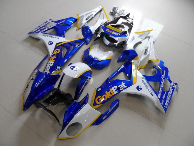 2009-2014 Blue White GoldBet BMW S1000RR Motorcycle Fairings Kit UK 2009-2014 Blue White GoldBet BMW S1000RR Motorcycle Fairings Kit UK