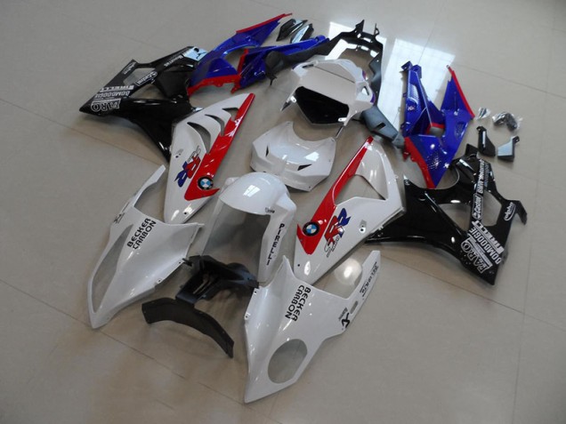 2009-2014 White Blue Red Becker Carbon BMW S1000RR Motorcylce Fairings UK