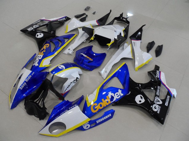 2009-2014 Blue White GoldBet BMW S1000RR Motorcycle Fairings UK