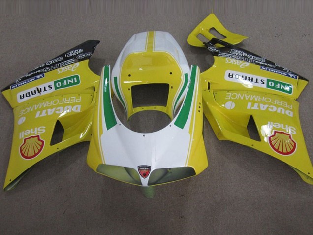 1993-2005 Yellow Shell Info Strrda Ducati 748 Motorbike Fairing UK 1993-2005 Yellow Shell Info Strrda Ducati 748 Motorbike Fairing UK