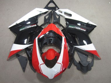 2007-2014 Black Red White Ducati 848 Motorcylce Fairings UK