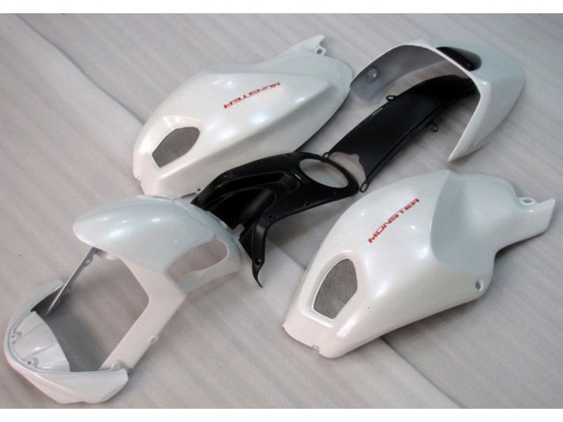 2008-2012 White Red Monster Ducati Monster 696 Motorbike Fairings UK 2008-2012 White Red Monster Ducati Monster 696 Motorbike Fairings UK