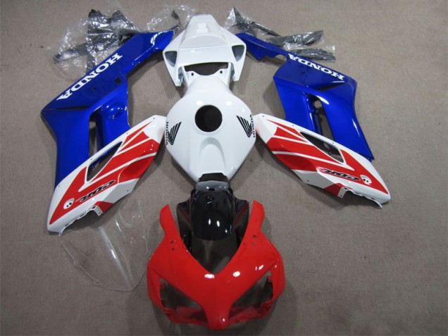 2004-2005 White Red Blue Honda CBR1000RR Motorcycle Fairing Kit UK