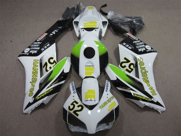 2004-2005 White Green Hannspree 52 Honda CBR1000RR Replacement Motorcycle Fairings UK 2004-2005 White Green Hannspree 52 Honda CBR1000RR Replacement Motorcycle Fairings UK