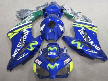 2004-2005 Blue Movistar Castrol Honda CBR1000RR Motorbike Fairing UK