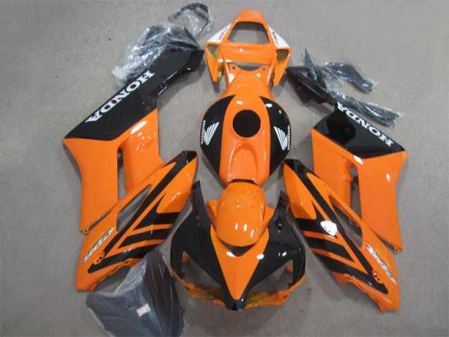2004-2005 Black Orange Honda CBR1000RR Motorbike Fairing Kits UK