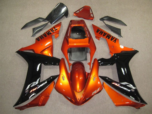 2004-2005 Orange Black Honda CBR1000RR Motor Fairings UK