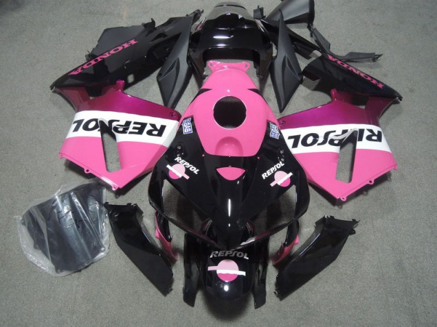 2004-2005 Black Pink Repsol Honda CBR1000RR Motorcycle Bodywork UK 2004-2005 Black Pink Repsol Honda CBR1000RR Motorcycle Bodywork UK