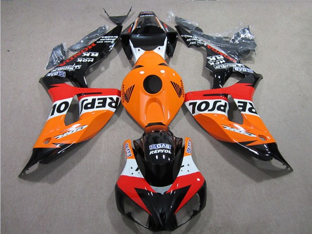 2006-2007 Orange Repsol Honda CBR1000RR Motorcyle Fairings UK 2006-2007 Orange Repsol Honda CBR1000RR Motorcyle Fairings UK